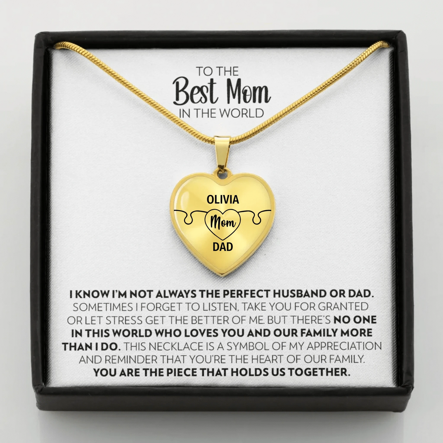 To The Mother Of Your Children - The Best Mom Mockup for teeinblue GOLD