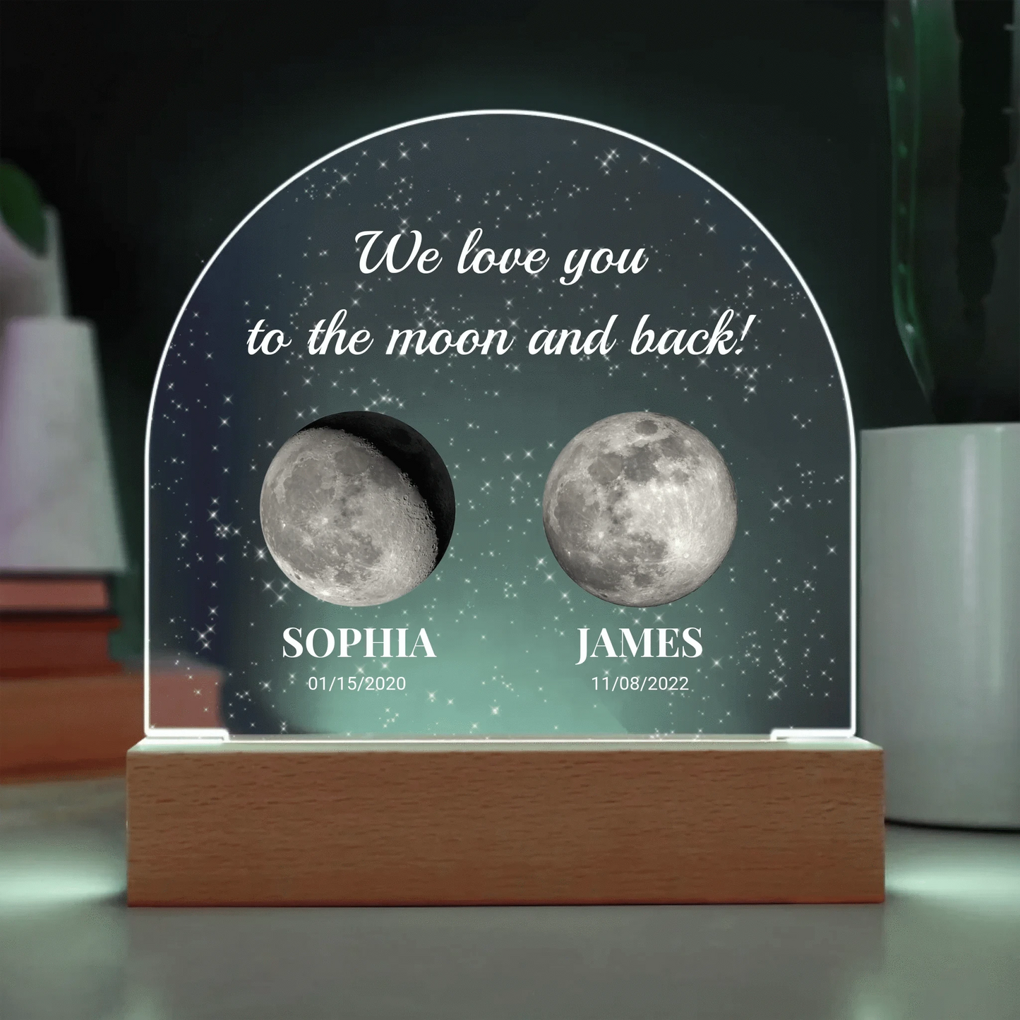Acrylic Dome Front White color Battery