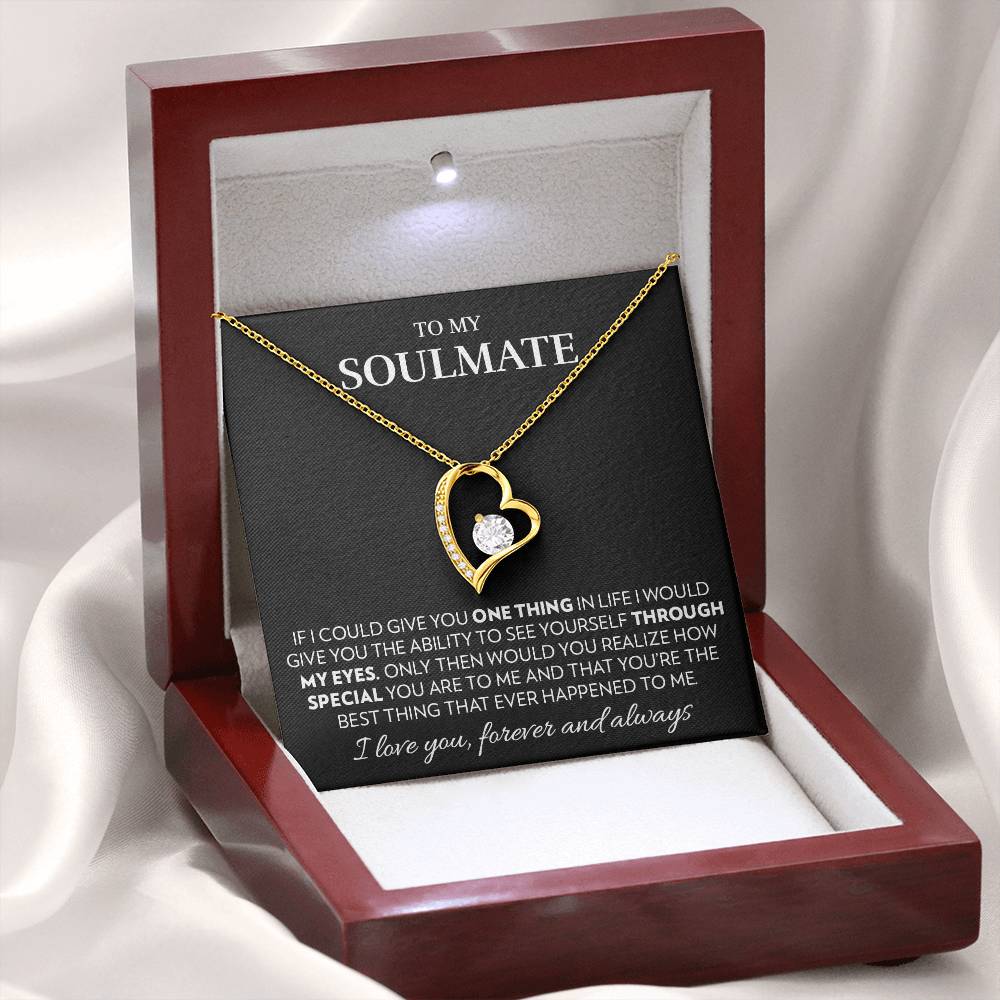 To My Soulmate - Realize - Forever Love Necklace
