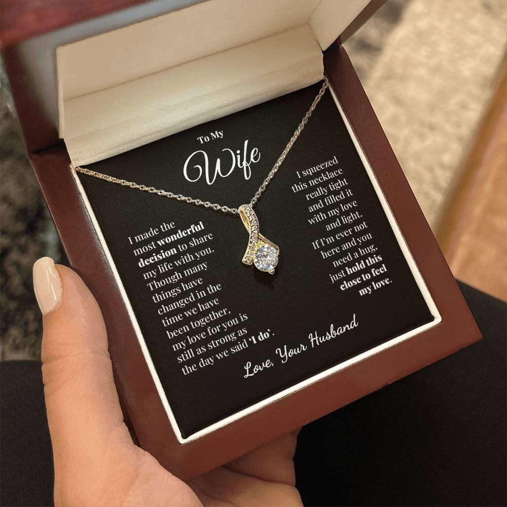 To My Wife - Share My Life - Alluring Beauty Necklace