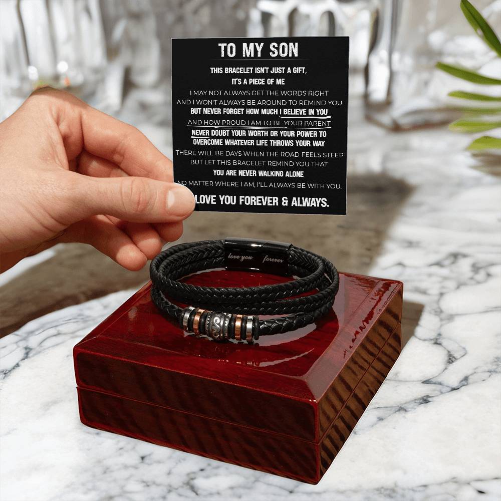 To Son - Believe In You - Men's Bracelet