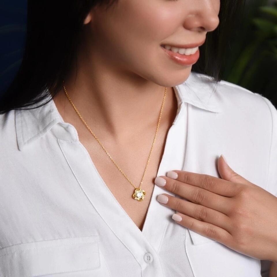 Wife - Only Thing Better - Love Knot Necklace - Custom Signature