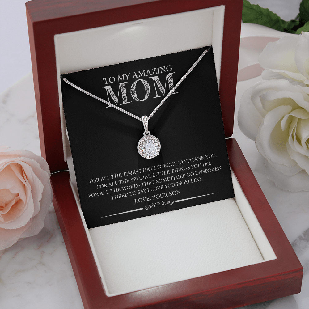 Mom (From Son) - For All The Times - Eternal Hope Necklace