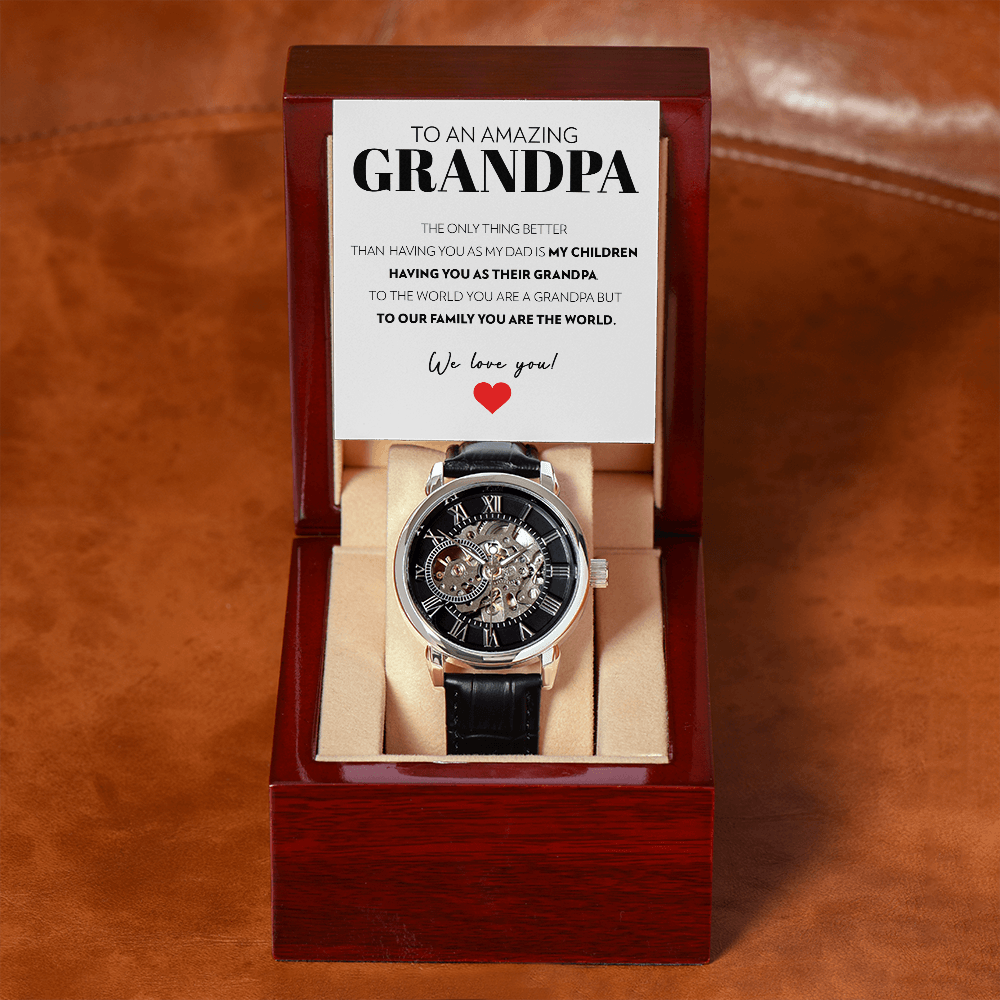 Grandpa - Only Thing Better - Openwork Watch
