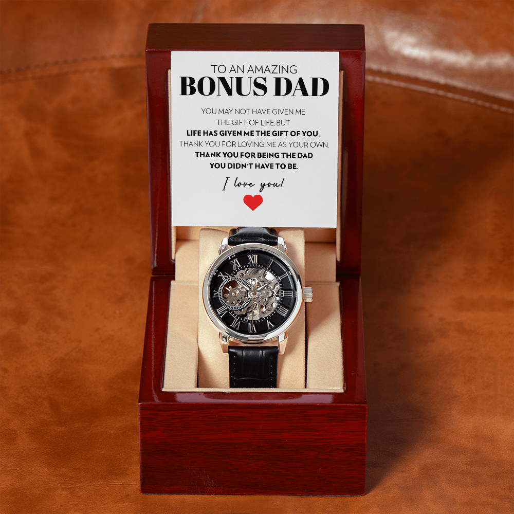 Bonus Dad - Gift - Openwork Watch