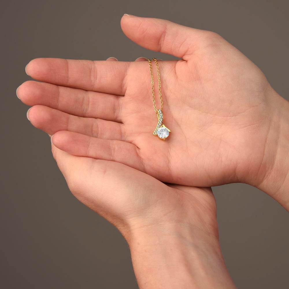 To My Bonus Daughter - Gift of You - Alluring Beauty Necklace