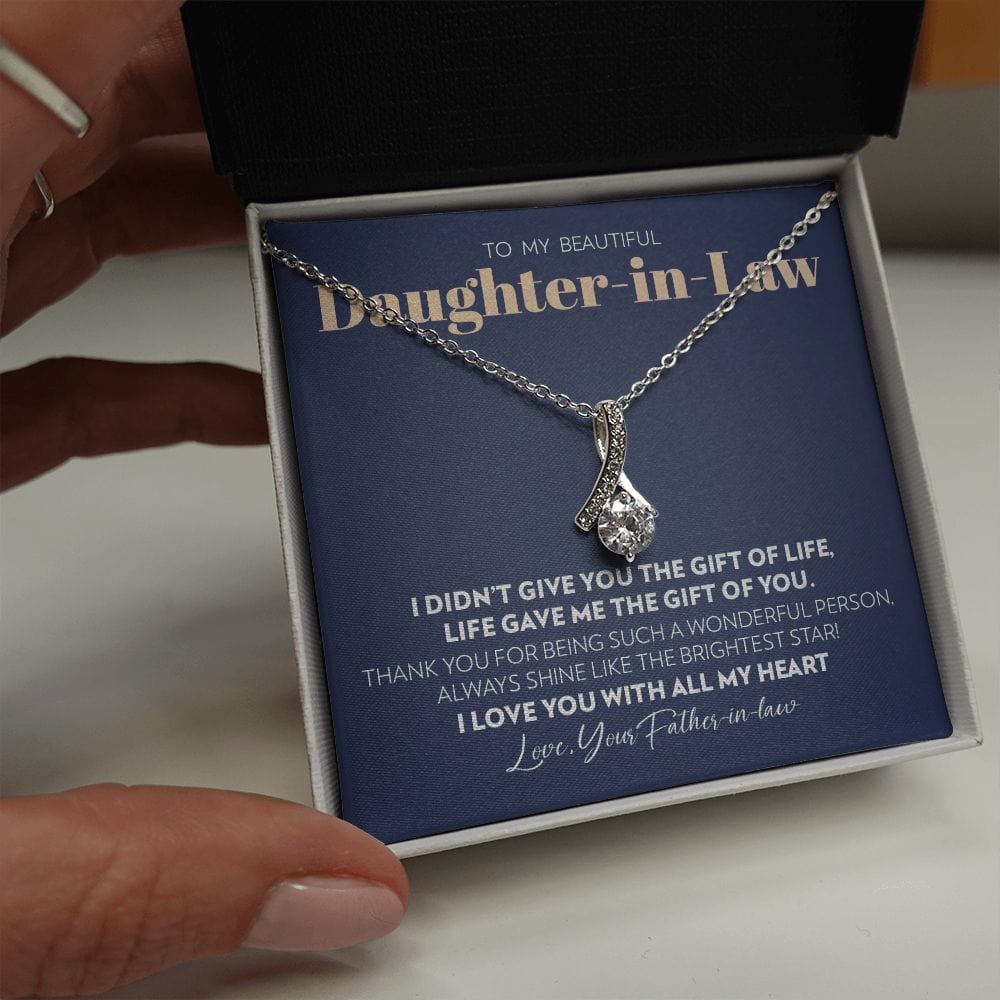 To My Daughter-in-Law (From Mother-in-Law)- Gift of You - Alluring Beauty Necklace