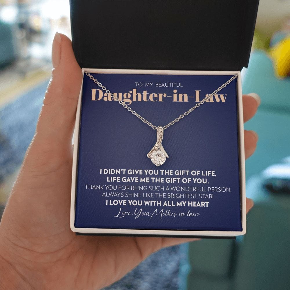 To My Daughter-in-Law (From Father-in-Law) - Gift of You - Alluring Beauty Necklace