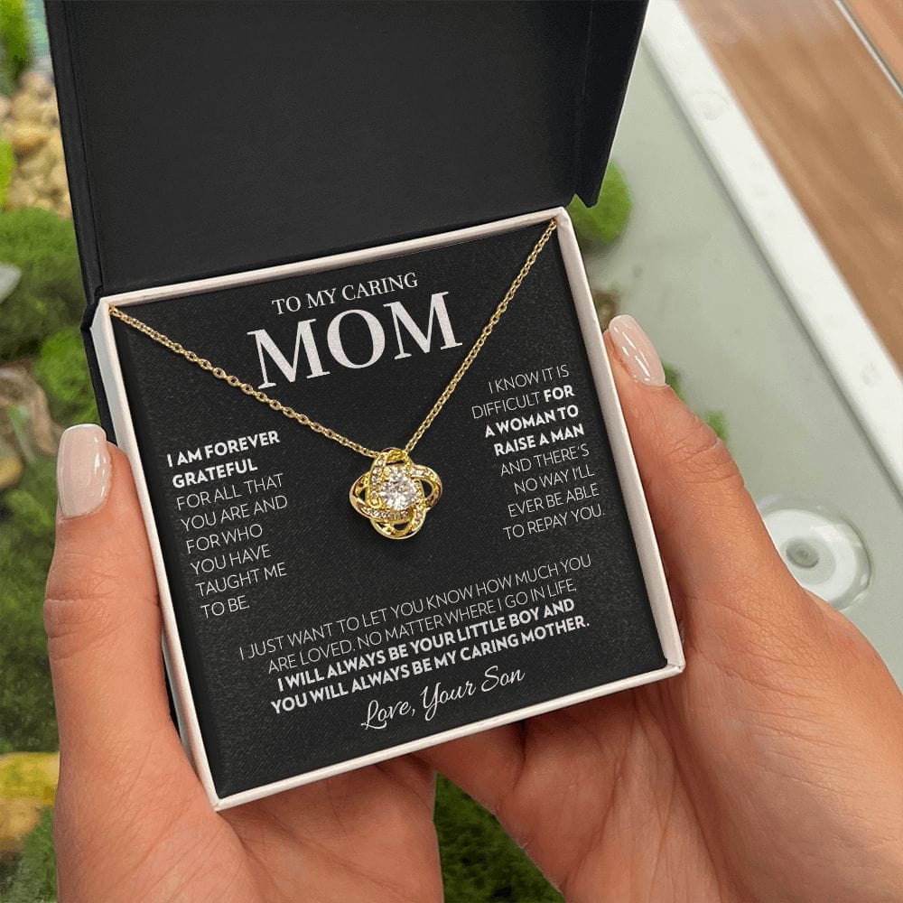 Mom (from Son) - Always - Love Knot Necklace