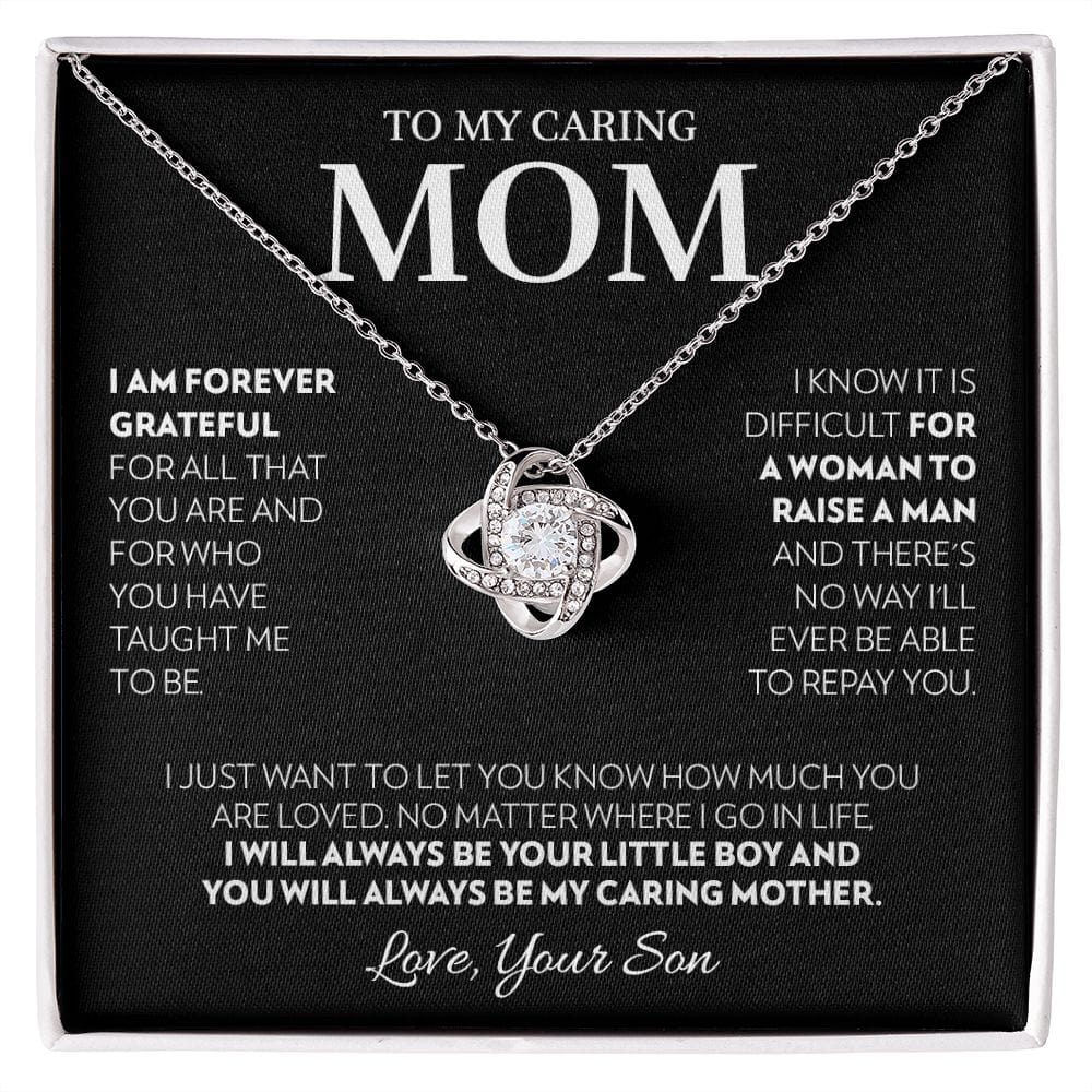 Mom (from Son) - Always - Love Knot Necklace