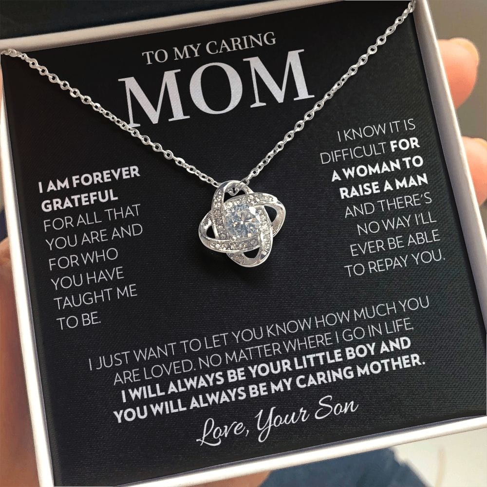Mom (from Son) - Always - Love Knot Necklace