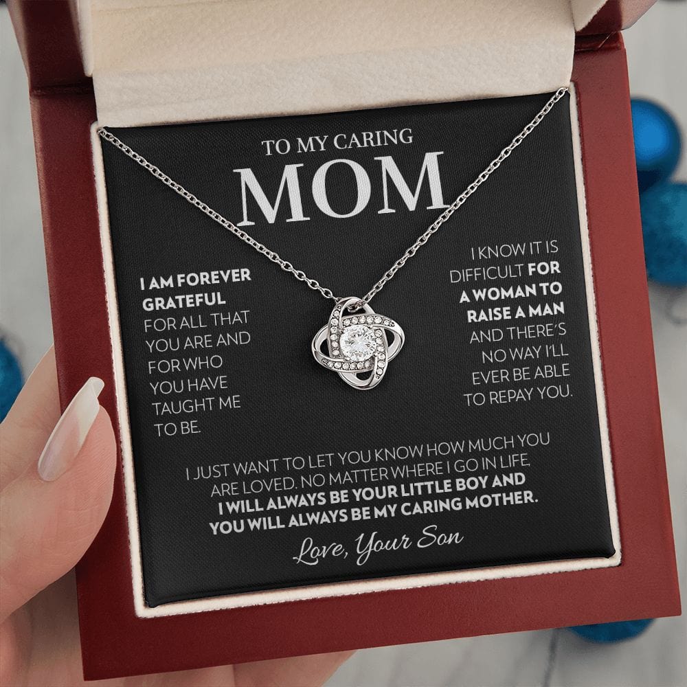 Mom (from Son) - Always - Love Knot Necklace