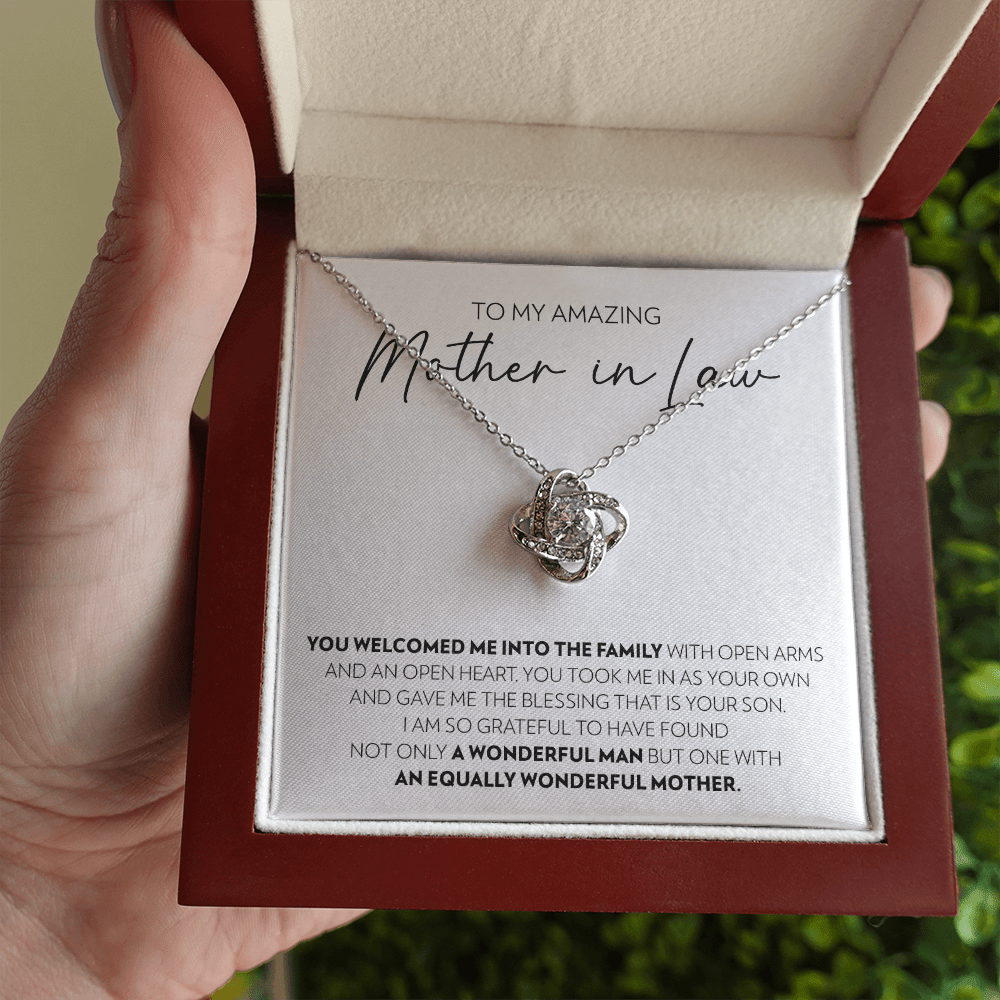 Mother-In-Law (From Daughter-In-Law) - Wonderful Mother - Love Knot Necklace