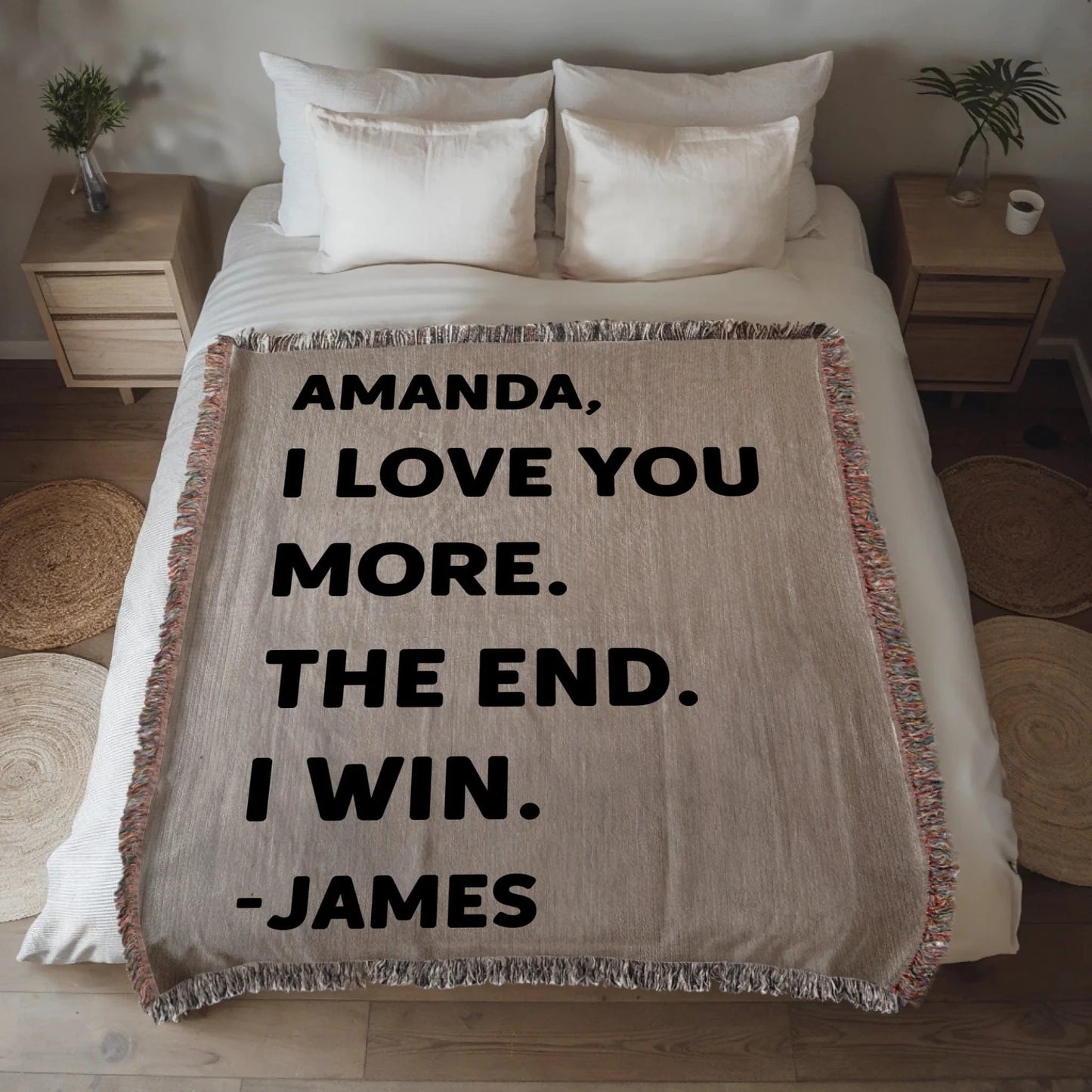 Heirloom Woven Blanket 50x60 Vertical New Lifestyle 10