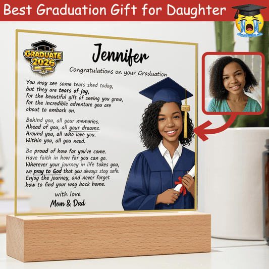 Custom Graduation Keepsake Plaque