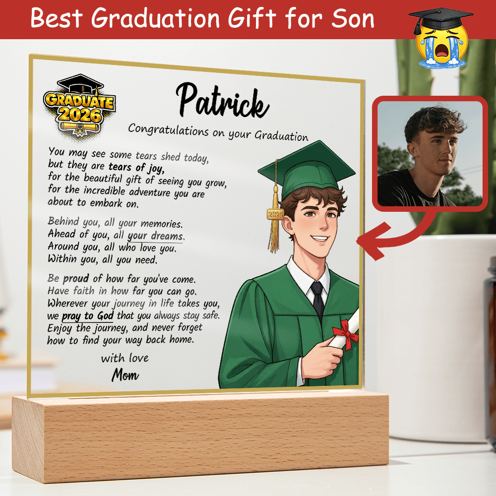 Custom Graduation Keepsake Plaque