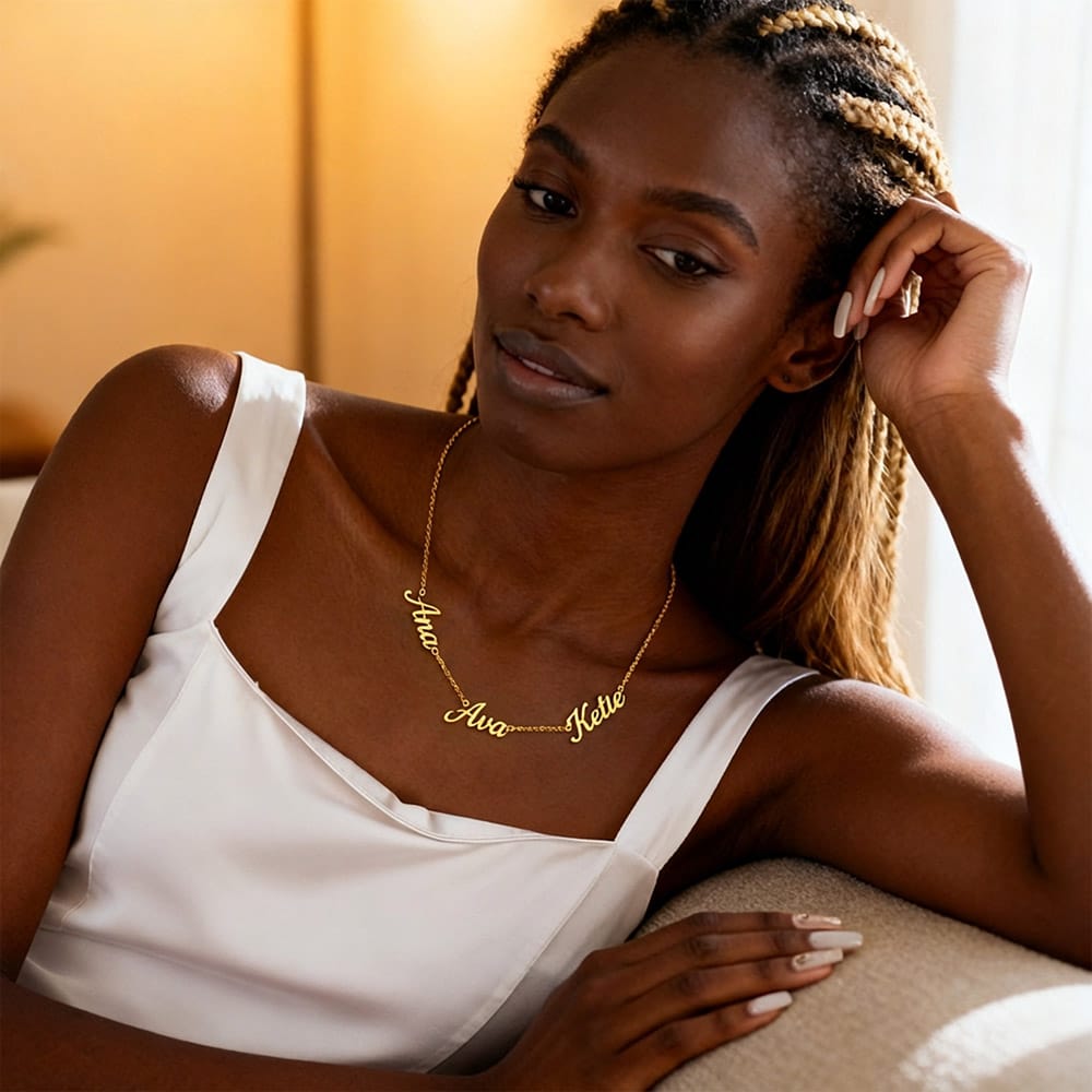 To My Wife - Only Thing Better - Multiple Name Necklace