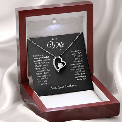 To My Wife - Still As Strong - Forever Love Necklace