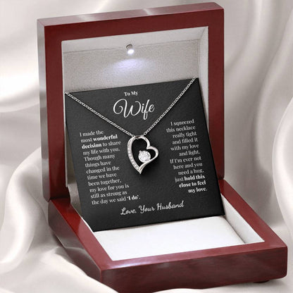 To My Wife - Share My Life - Forever Love Necklace