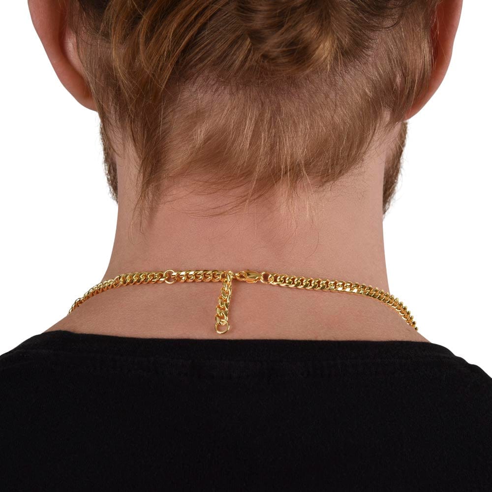 To My Husband - Straighten Your Crown - Cuban Link Chain