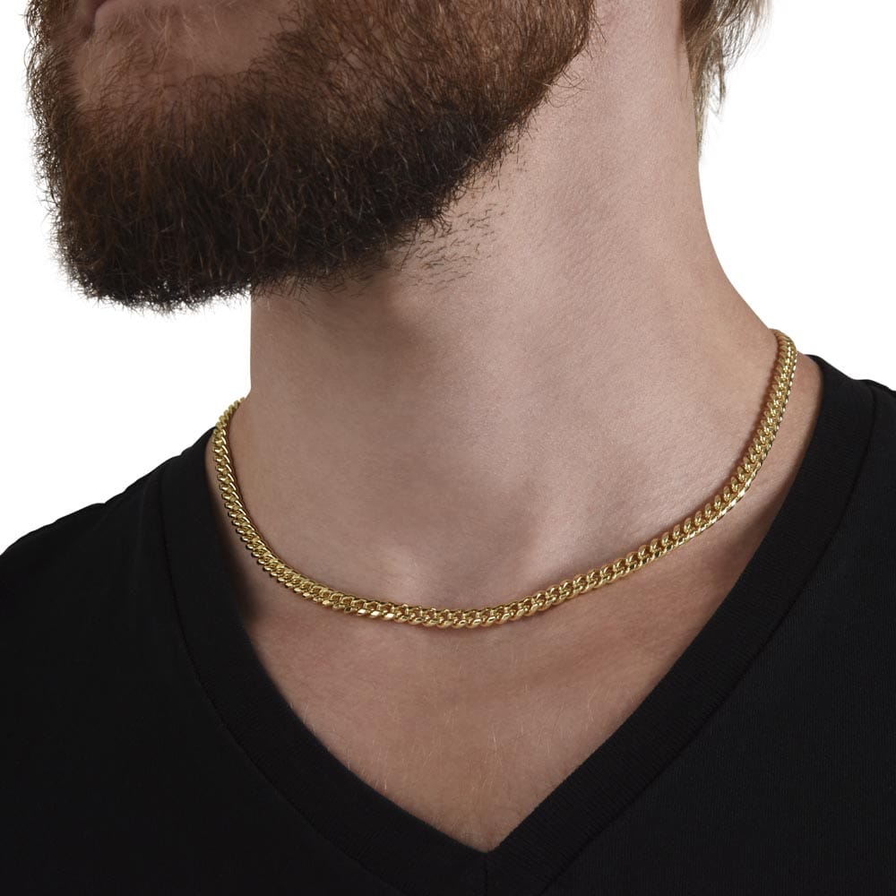 To My Son - Source Of Pride - Cuban Link Chain Necklace