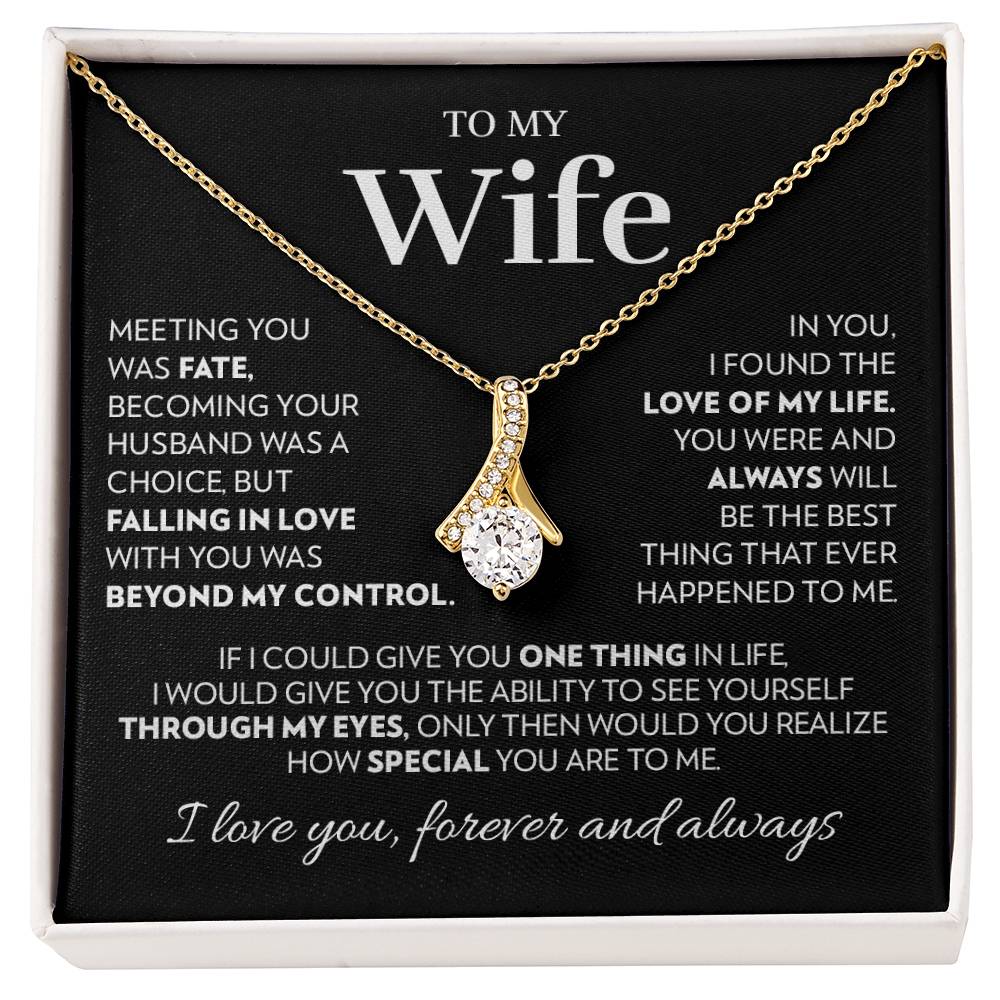 Gift for Wife - Love of My Life - Alluring Beauty Necklace