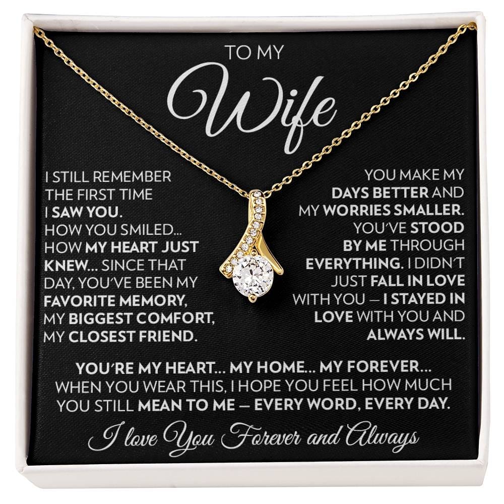 To My Wife - Every Day - Alluring Beauty Necklace