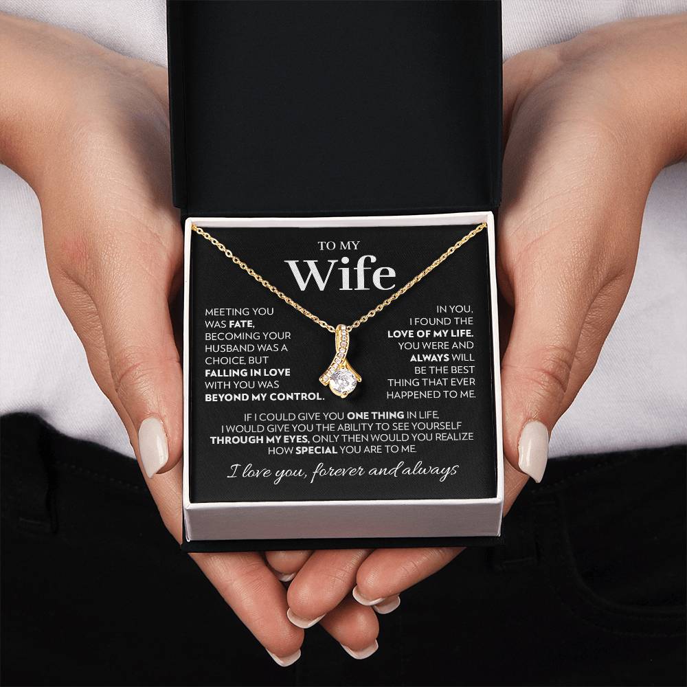 Gift for Wife - Love of My Life - Alluring Beauty Necklace