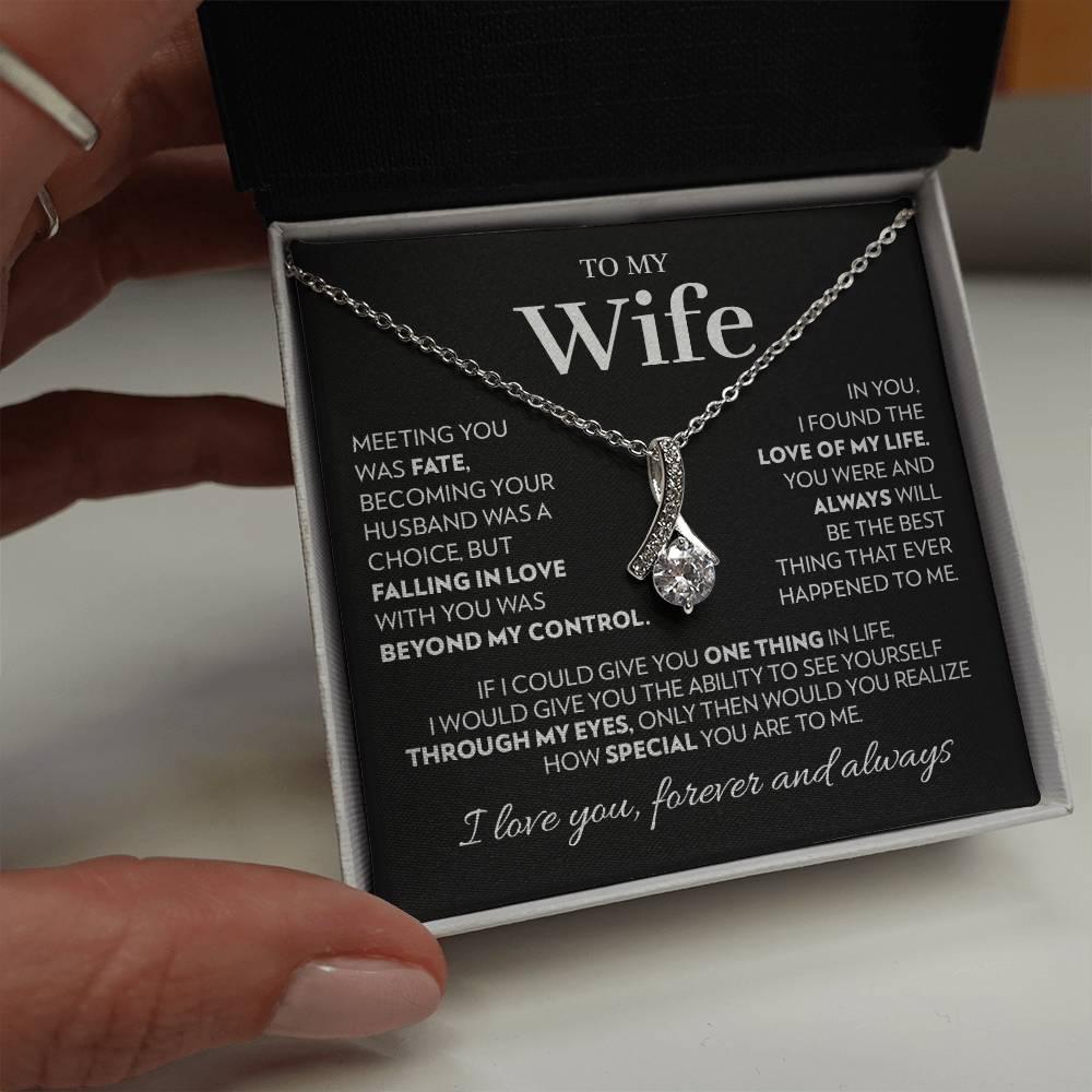 Gift for Wife - Love of My Life - Alluring Beauty Necklace