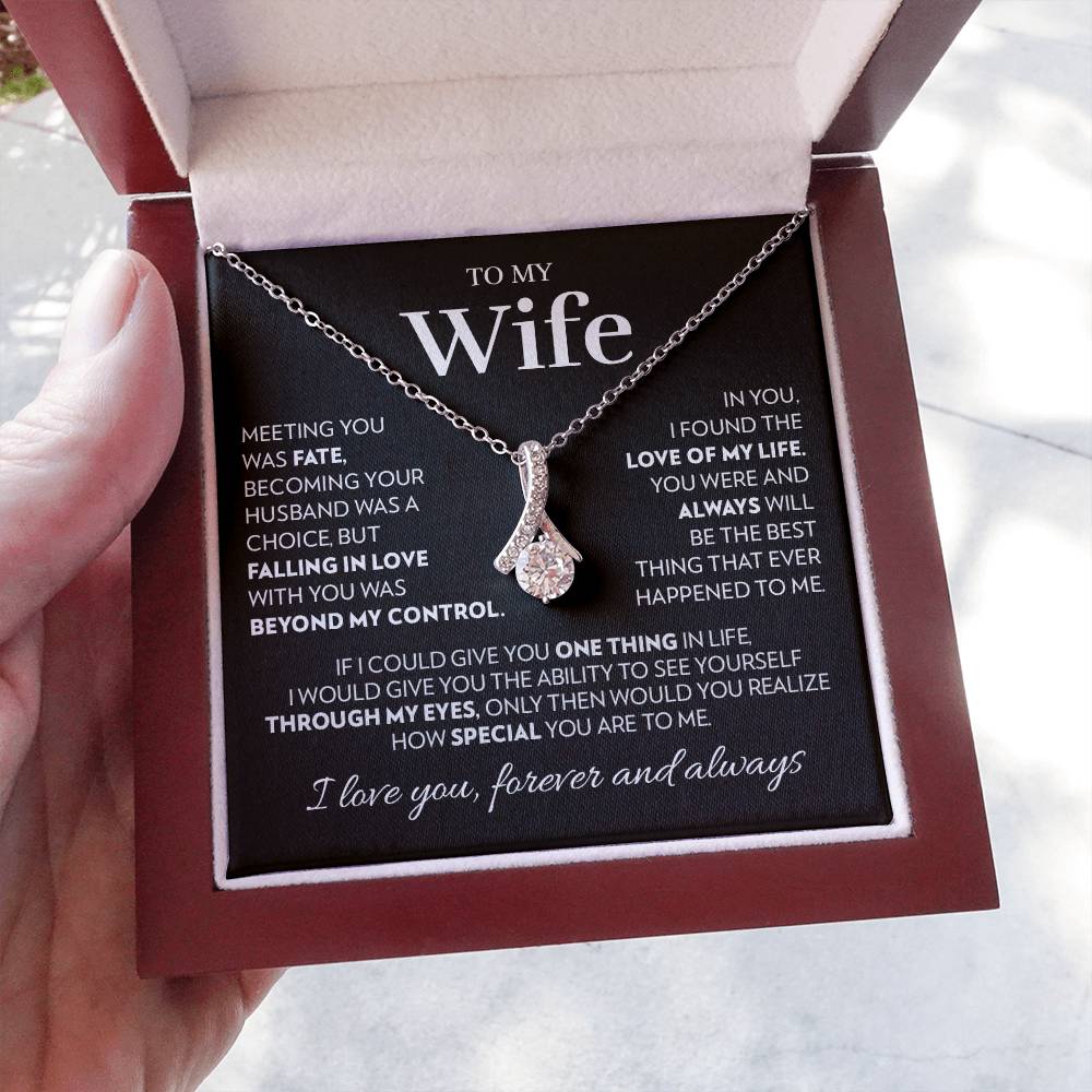 Gift for Wife - Love of My Life - Alluring Beauty Necklace