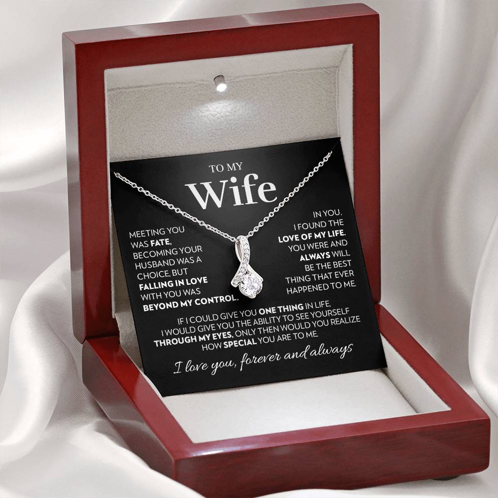 Gift for Wife - Love of My Life - Alluring Beauty Necklace
