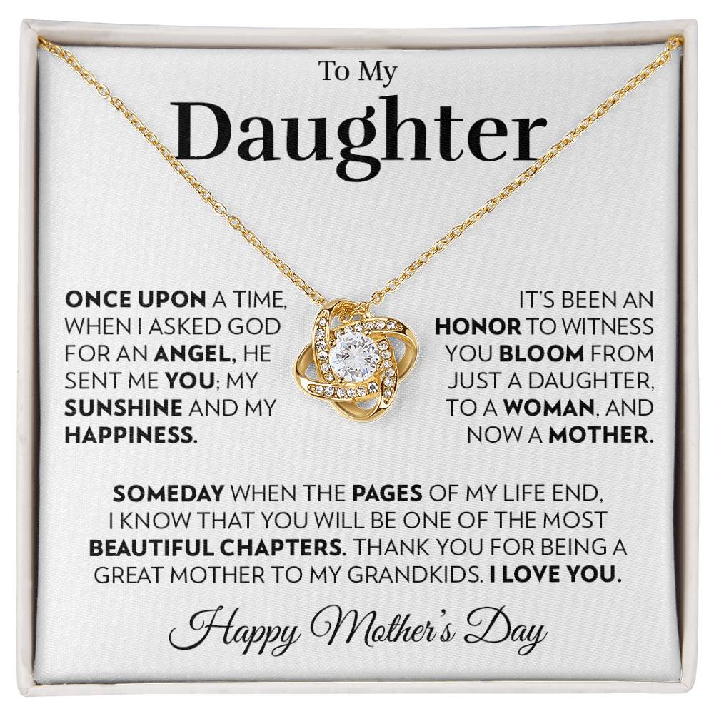 Mother's Day Gift For Daughter - Great Mother - Love Knot Necklace