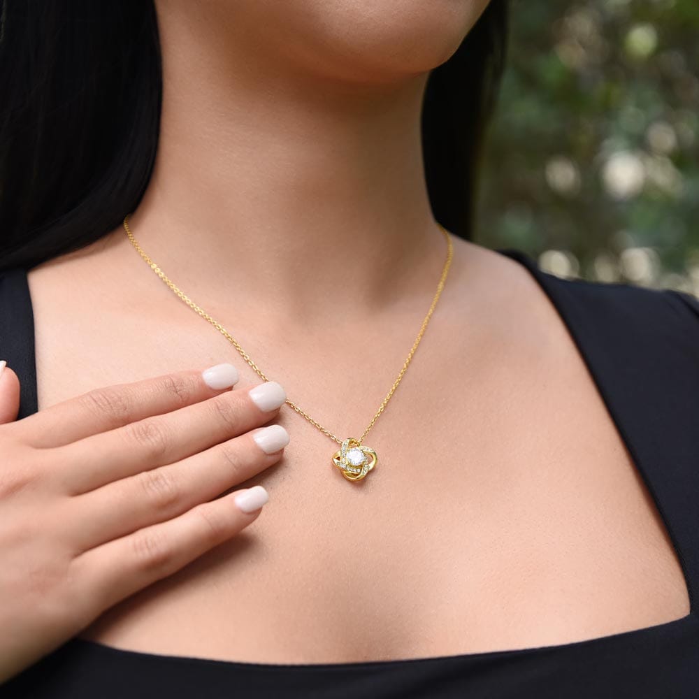 Soulmate - God Blessed The Broken Road - Love Knot Necklace