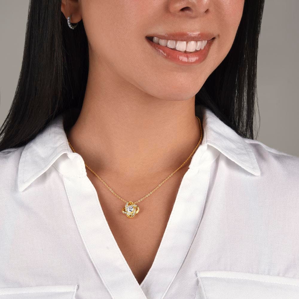To My Daughter (from Dad) - Lion King - Love Knot Necklace
