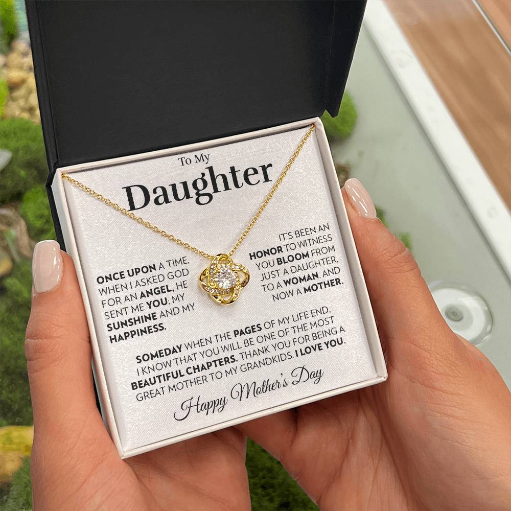 Mother's Day Gift For Daughter - Great Mother - Love Knot Necklace