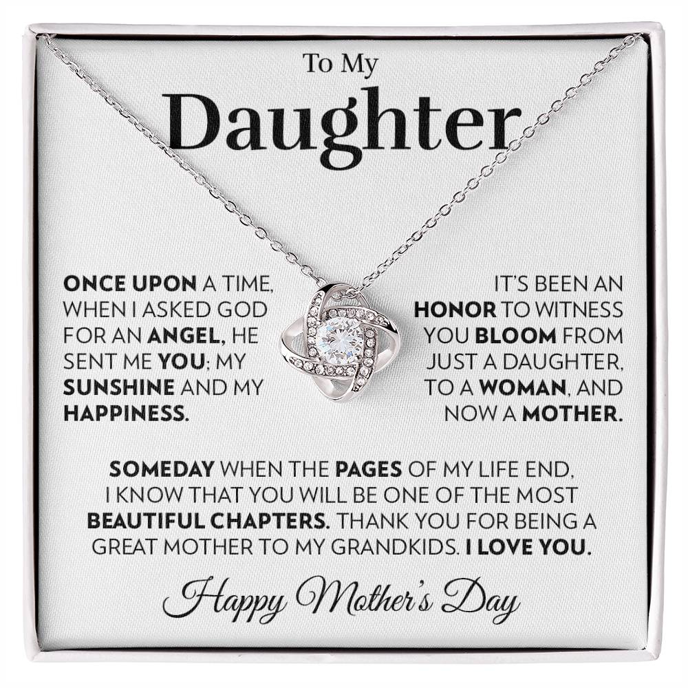 Mother's Day Gift For Daughter - Great Mother - Love Knot Necklace