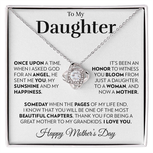 Mother's Day Gift For Daughter - Great Mother - Love Knot Necklace