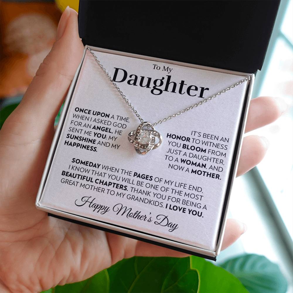 Mother's Day Gift For Daughter - Great Mother - Love Knot Necklace