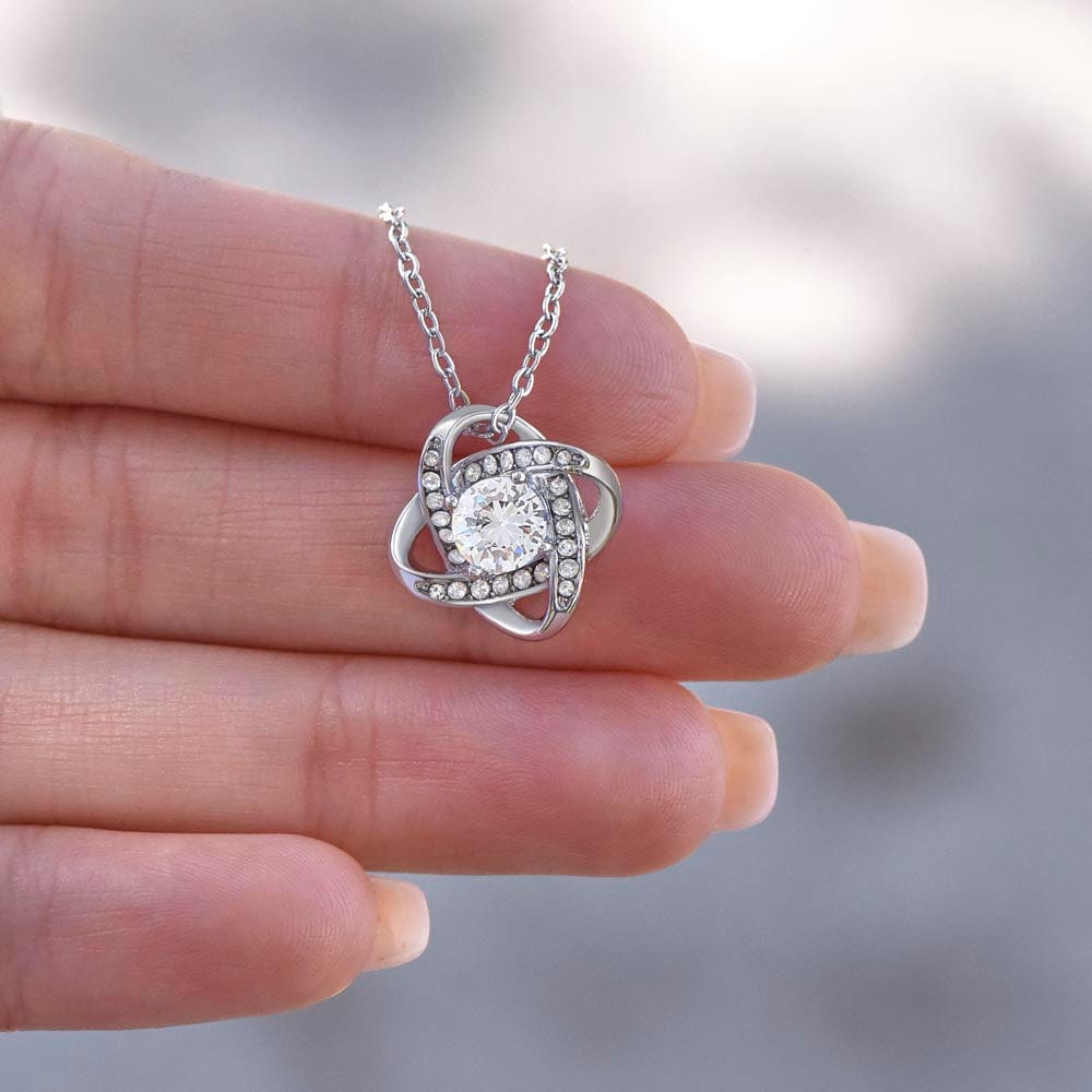 To My Daughter (from Dad) - With All That I Have - Love Knot Necklace