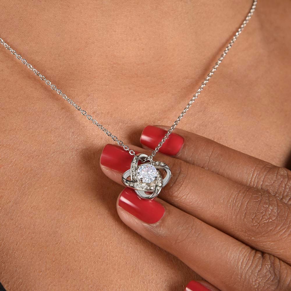 To My Daughter (from Dad) - With All That I Have - Love Knot Necklace