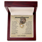 Granddaughter (From Grandfather) - This Old Lion - Love Knot Necklace - Custom Signature