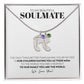 Soulmate - Only Thing Better - Custom Baby Feet Necklace with Birthstone