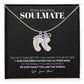 Soulmate - Only Thing Better (Black) - Custom Baby Feet Necklace with Birthstone