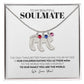 Soulmate - Only Thing Better - Custom Baby Feet Necklace with Birthstone