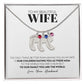 [ALMOST SOLD OUT] Wife - Only Thing Better - Custom Baby Feet Necklace with Birthstone