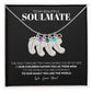Soulmate - Only Thing Better (Black) - Custom Baby Feet Necklace with Birthstone