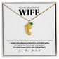Wife - Only Thing Better - Custom Baby Feet Necklace with Birthstone