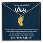 Wife - Only Thing Better (Blue) - Custom Baby Feet Necklace with Birthstone