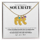 Soulmate - Only Thing Better - Custom Baby Feet Necklace with Birthstone