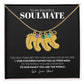 Soulmate - Only Thing Better (Black) - Custom Baby Feet Necklace with Birthstone